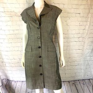 Escada Grey Dress. Size 38